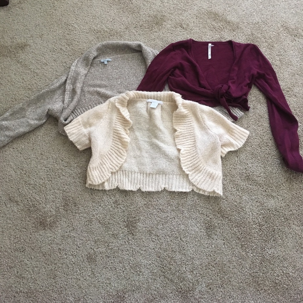 3 Bolero Sweaters